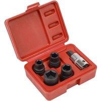 Sealey VS0464 Brake Calliper Socket Set, 1/2" Square Drive, 5 Pieces