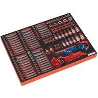 Sealey TBTP07 Tool Tray with Specialised Bits & Sockets, 176.5mm x 397mm x 55mm