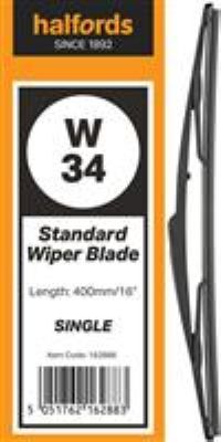 Halfords W34 Wiper Blade - Single