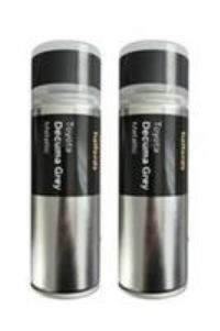 2 x Halfords Toyota Decuma Grey Metallic Spray Paint 300ml