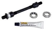 Halfords 10 x 145mm Hollow Axle with Bearings and Lithium Grease