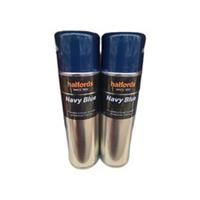 NAVY BLUE PROTECTIVE COATING 500ML CANS HALFORDS x 2