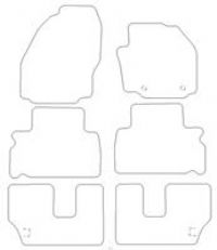 Ford Galaxy - Premium Mat 2 Clips (Ss2527)