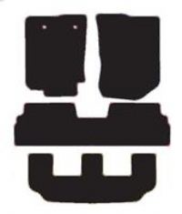 Toyota Corolla Verso  Luxury Mats 2 Clips (Ss3265)