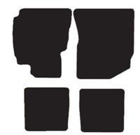 Halfords Advanced Fully Tailored (Ss2838) Toyota Rav 4 Car Mats (02  06)  Black