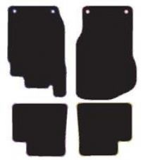 Mercedes M Class (W164) - Premium Mats 4 Clips (Ss2124)