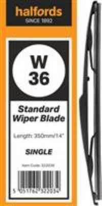 Halfords W36 Wiper Blade  Single