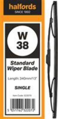 Halfords W38 Wiper Blade  Single