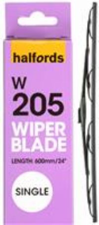 Halfords Essentials Single Wiper Blade W205  24 Inch