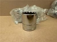 5 x Halfords Advanced 1/2” DR Socket 11/16” CRV Square Drive 12 Point