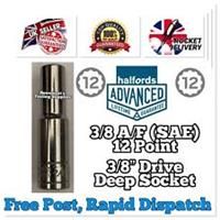 3/8” A/F Deep Halfords Advanced 3/8”Drive HIGH TORQ Socket 12 Point FREE POST