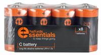 Halfords Essential Batteries C X8