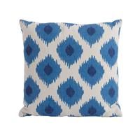 Bramblecrest Outdoor Cushion, Blue Lattice