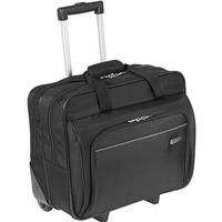 Targus Executive Premium Roller Bag Designed for Business Professional Travel and Commuter Briefcase fit up to 15.6-Inch, Black (TBR003EU)