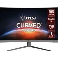 MSI CMS G32CQ4 E2 Wide Quad HD 170 Hz 31.5 Inches Monitor Black