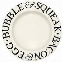 Emma Bridgewater Black Toast Dinner Plate, Natural/Black, Dia.27cm