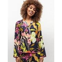 Cyberjammies Navy Floral Print Pyjama Top