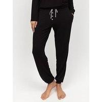 Cyberjammies Parker Black Jersey Pyjama Bottoms - Black