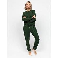 Cyberjammies Olive Slouch Pyjama Set - Green