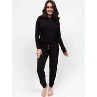 Cyberjammies Slouch Jersey Long Sleeve Pyjama Set - Bonnie Black