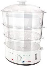 Judge JEA25 Electric Steamer 3 Tiers and Rice Cooker, 900W, 8.5L, 60 Minute Timer, 2 Year Guarantee