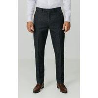 Dobell Men's Grey Donegal Tweed Trousers | Size: 38S