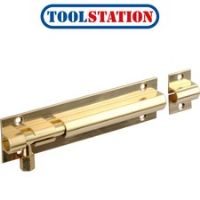 Brass Door Bolt 100mm Straight