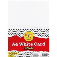A4 White Card - 30 Sheets, Art & Craft, Brand New