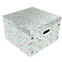 The Works Vintage Floral Collapsible Storage Box