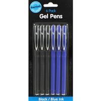 Premium Gel Pens: Pack of 6, Stationery, Brand New