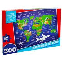 Landmarks of the World 300 Piece Jigsaw Puzzle, Toys & Games, Brand New