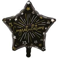 19 Inch Congratulations Star Helium Balloon