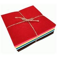8 Felt Squares - Assorted