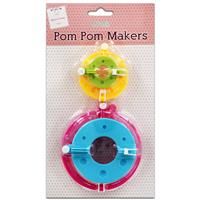 Pom Pom Makers: Pack of 4, Art & Craft, Brand New