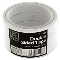 Double Sided Tape: Pack of 3, Art & Craft, Brand New
