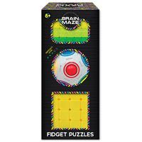 Brain Maze Fidget Puzzles: Pack Of 3