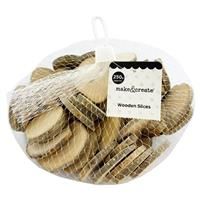 Round Wood Slices: 250g