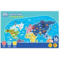 PlayWorks World Map Floor Jigsaw Puzzle