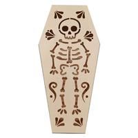 Halloween Wooden Laser Cut Coffin Box