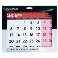 2025 Month to View Easy View Calendar - Calendar & Pen Set - 2025 Calendar Set