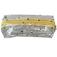Hearts Clear Pencil Case