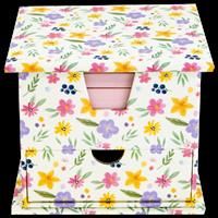 Floral Memo Cube with Draw