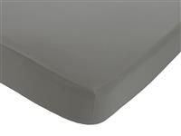 Habitat Washed Grey 30cm Fitted Sheet  Double