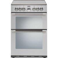 Stoves Sterling S600ESS 60cm Ceramic Double Freestanding Cooker-Stainless Steel