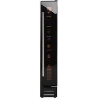 Belling/Stoves 150BLKWC Black 15cm 7 Bottles Wine Cooler +1 Year Warranty (New)