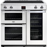 Belling Cookcentre 90Ei Professional Stainless Steel 90cm Induction Range Cooker