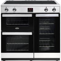 Belling Cookcentre 90Ei 90cm Electric Induction Range Cooker Stainless steel