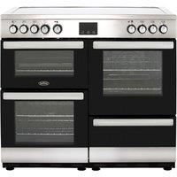 Belling Cookcentre 100E 100cm Electric Ceramic Range Cooker Stainless steel