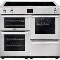 Belling Cookcentre 100Ei Professional 100cm Electric Induction Range Cooker  Stainless steel