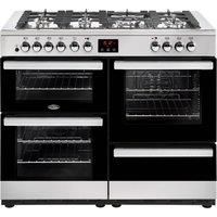 Belling Cookcentre 110DF 110cm Dual Fuel Range Cooker Stainless steel